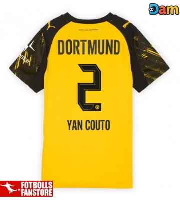 Borussia Dortmund Yan Couto #2 Hemmatröja Dam 2025-26 Kortärmad